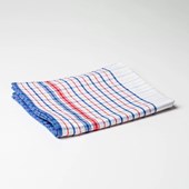 Red/Blue Stripe 90g Tea Towel